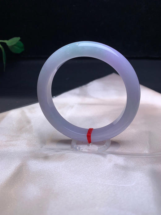 620370，54.7紫罗兰手镯，满圈带紫底色，清新秀美  底子干净 商品图3