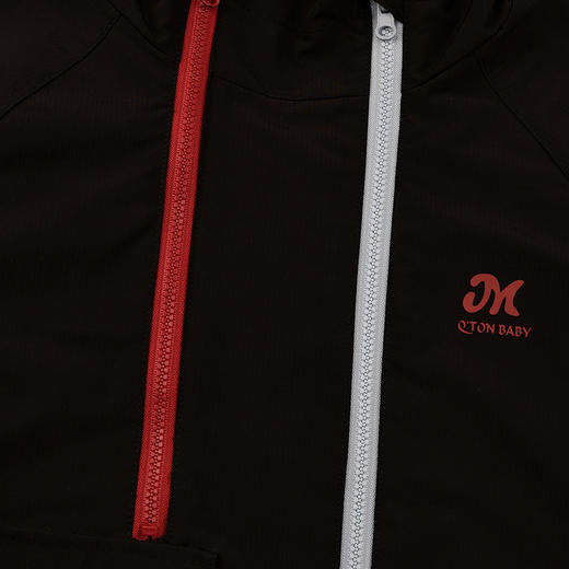 棉果果秋季新品男童黛黑摇粒绒加绒保暖风衣M312100425452 商品图4