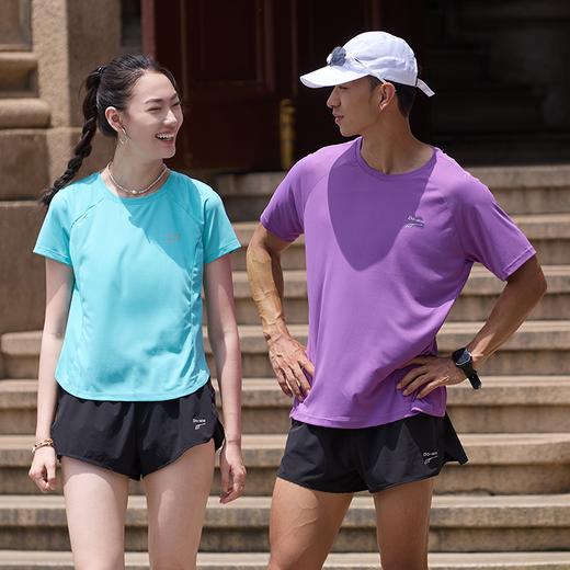 多威六边形短袖女夏季新款速干透气运动服柔软弹力T恤2252005 商品图13