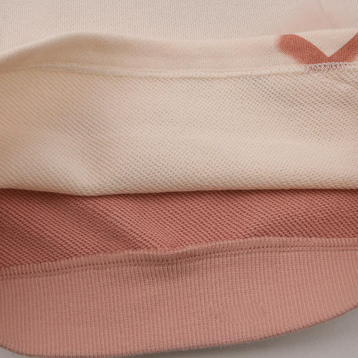 棉果果秋季新品女童盐粉色大毛圈圆领套头卫衣M322180225414 商品图3