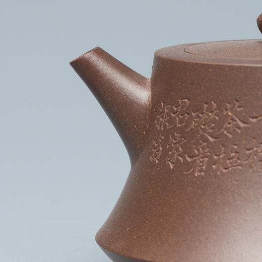 百年紫砂品牌铁画轩出品 玉成窑柱础紫砂壶 商品图2