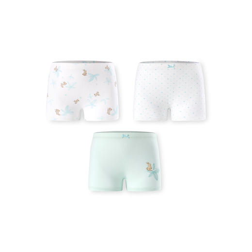 【7A抗菌】英氏儿童女童内裤纯棉女宝宝男童四角打底裤中大童不夹PP 商品图4