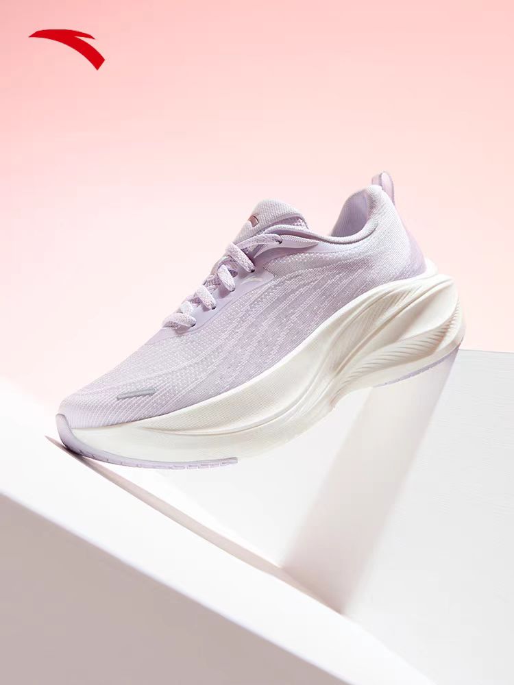 安踏叶子 丨厚底增高跑步鞋女夏季新款减震运动跳绳鞋子122525535