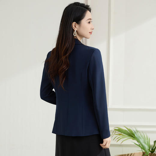 【职业正式】罗蒙女士西服简约大方易打理百搭微弹舒适西服外套女 商品图3
