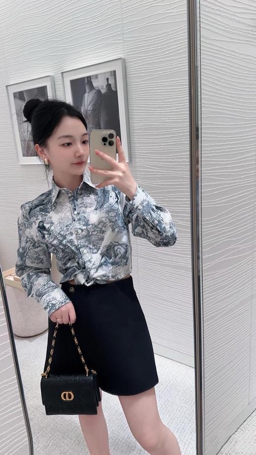 迪奥度假系列森林印花长袖衬衫（TM） 商品图3
