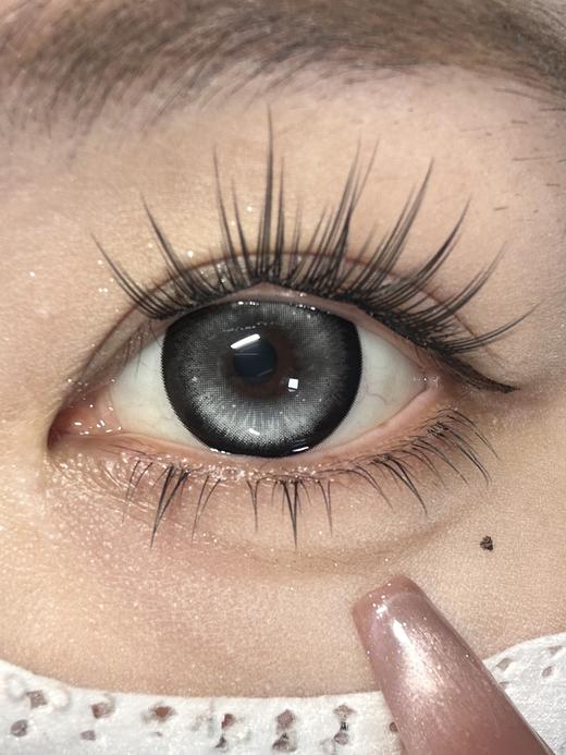 hanawink半年抛美瞳 哭哭奶酪灰 14.5mm 商品图0