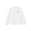 英氏儿童衬衫春秋长袖男女童衬衫百搭纯色中大童基础款学院风衬衫 商品缩略图4