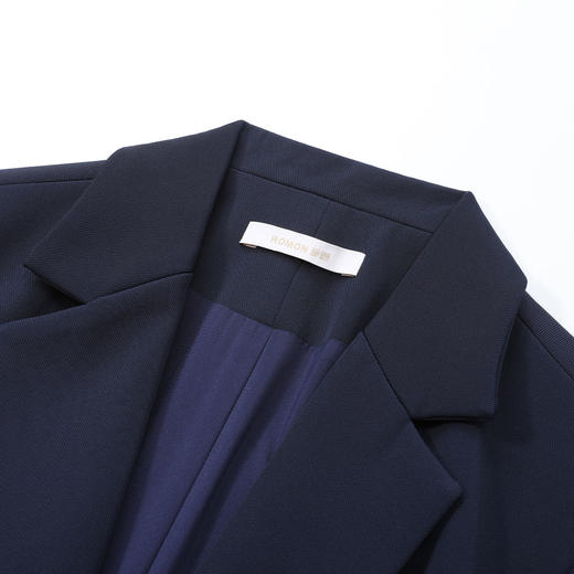 【上衣+裤子】罗蒙女士套装松紧腰商务时尚通勤工作面试西装两件套女 商品图5