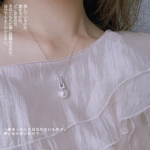 【甄珠贝】捡漏款 爱迪生约12mm左右 万能扣吊坠  ji光 无暇 微微生长纹 925纯银配件 商品图2