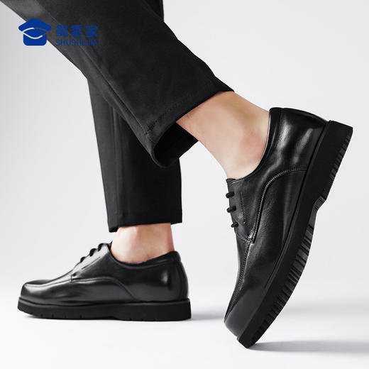 【轻便商务皮鞋】轻便系男款/女款商务正装皮鞋黑色加绒保暖 商品图8