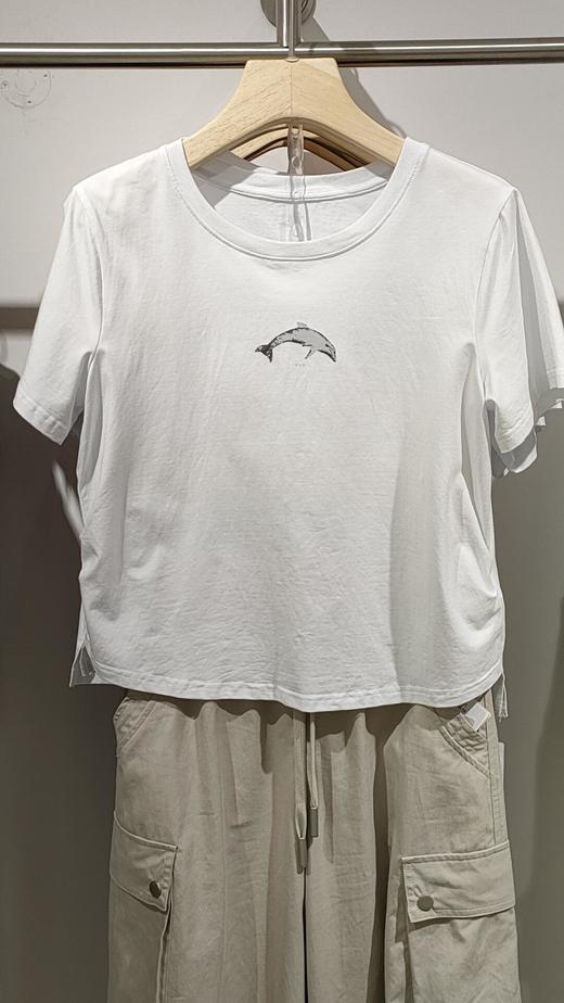 58Q036短款海豚棉T 商品图3