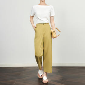 「高货wl」全新升级【铂金会员220/天猫299/差价79】(35608)洛诗琳慵懒八分哈伦萝卜裤2025夏季松腰显瘦薄款休闲裤女