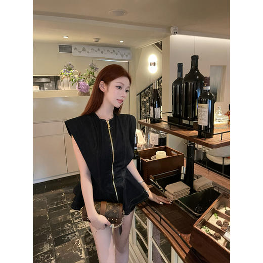 清仓捡漏 张林超LIN BOUTIQUE 三定·高奢牛仔 驴牌同源工艺定制重工上衣  LW250027 牛仔上衣 商品图6