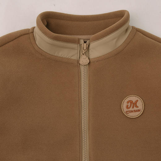 棉果果秋季新品男童荒漠棕色防风双面绒外套M312100425455 商品图3