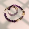 【普陀山】设计款紫超七水晶沉⾹手串  ⼼宁-流光双圈 商品缩略图3