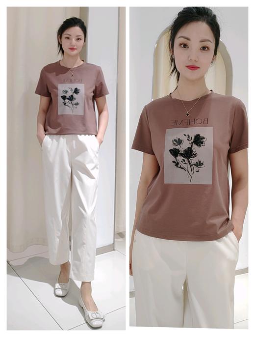 586035精梳棉波西米亚文化棉T 商品图0