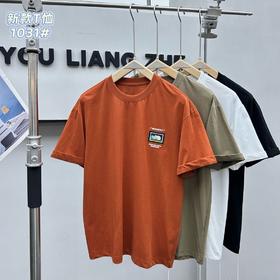 高端印花圆领短袖T恤男夏季潮流宽松男上衣   YLZ-A1031*