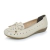 雀说 牛皮凉鞋洞洞鞋平底舒适 休闲鞋妈妈鞋1697 商品缩略图1