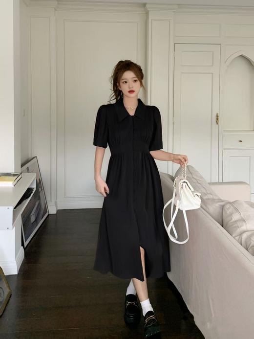 6.30清仓（NO退，能接受拍）-尘兮9915包扣缩腰连衣裙-喜出 商品图1