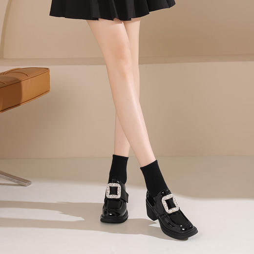 westory新款超轻厚底舒适百搭乐福鞋S24CM75331 商品图3