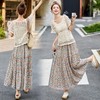 气质蕾丝镂空复古钉珠圆领波西米亚碎花裙三件套HANYUSHE2529 商品缩略图1