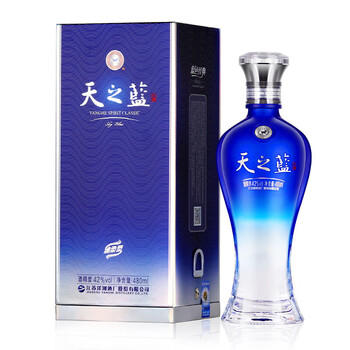 洋河蓝色经典 天之蓝 42度 480ml 单瓶装  (新老版本随机发货) 商品图4