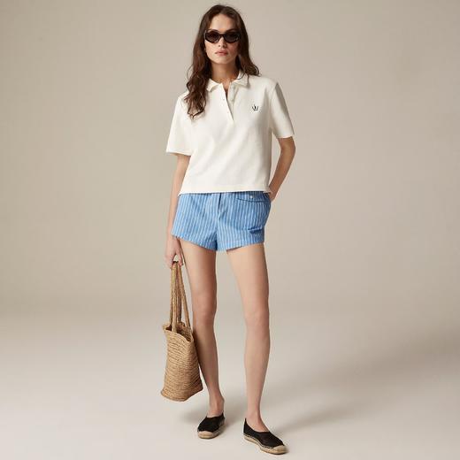 好折！Jcrew 海报款短款POLO衫 全棉 商品图1
