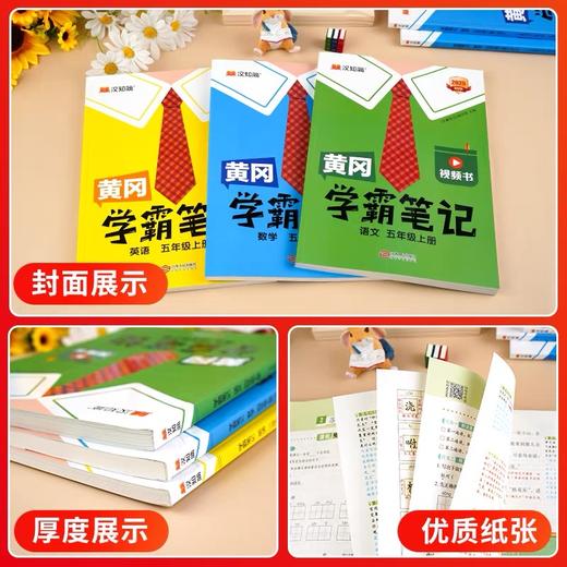 【2025秋上册】黄冈学霸笔记小学1-6年级语数英全套 商品图2