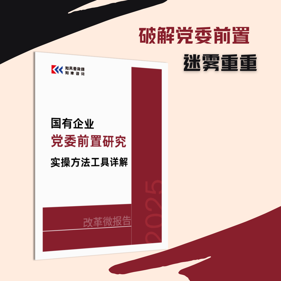 改革微报告 | 国有企业党委前置研究实操方法工具详解（2025）