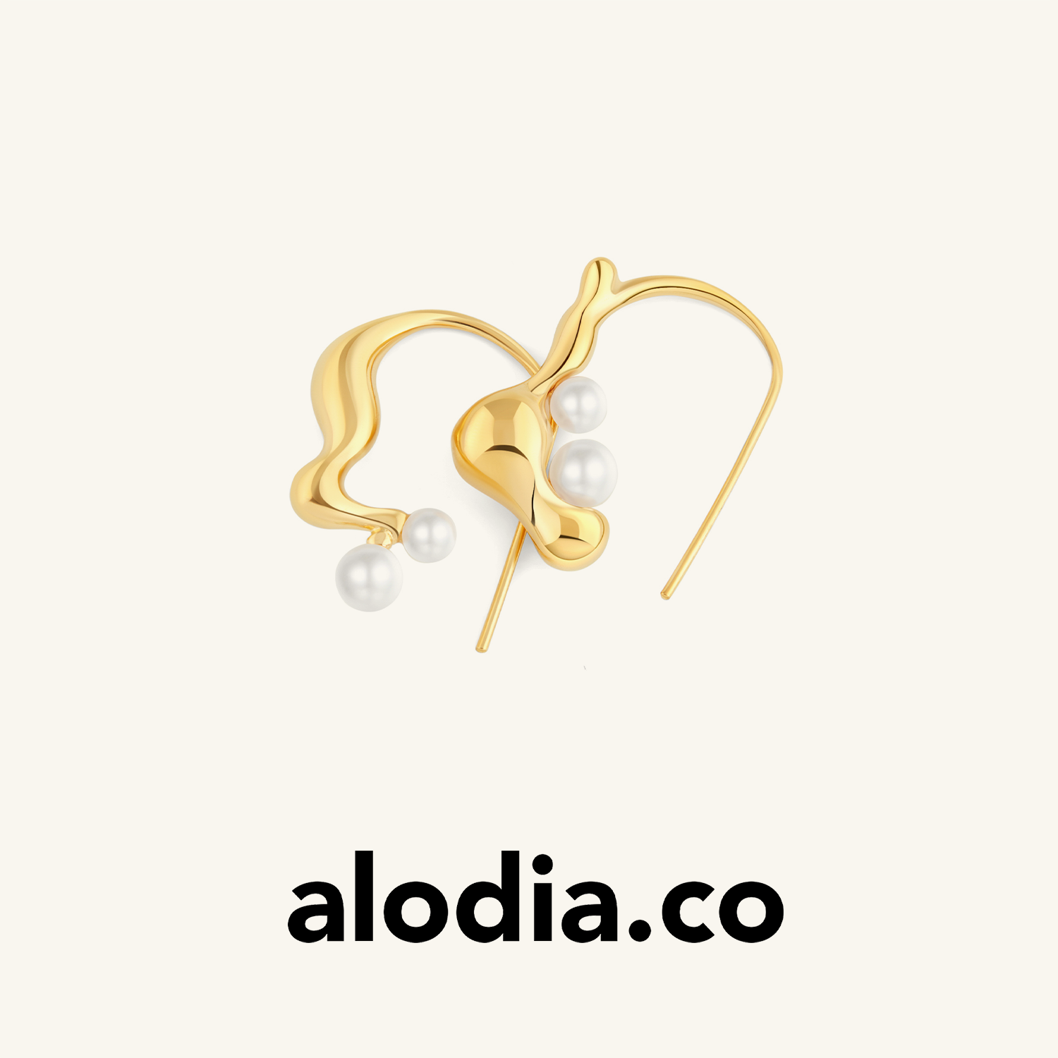 【何宣林Faye同款】alodia.co 品牌直发 结果耳钉 小众精致天然珍珠925银针