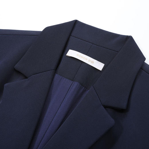 【上衣+松紧腰裤子】罗蒙女士西服套装商务行政工作面试百搭两件套女 商品图5