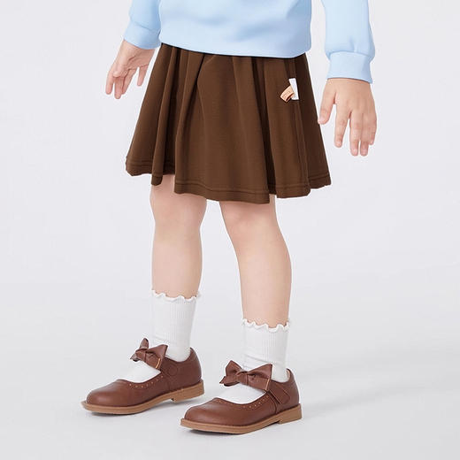 笛莎Deesha 童装女童裙子2025秋新款女童咖色甜美半裙 商品图0