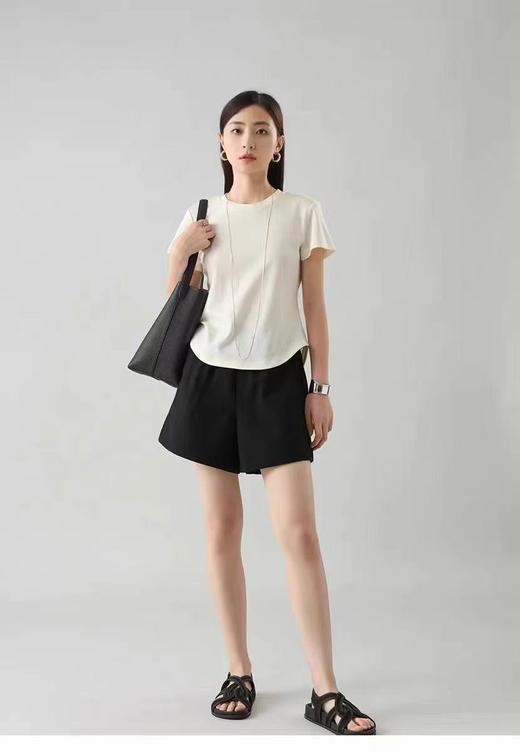 6.30清仓（NO退，能接受拍）【短裤】8865超显瘦简约款百搭水洗棉短裤-喜出 商品图1