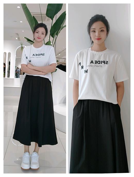 58Q017字母+号精梳棉T 商品图3