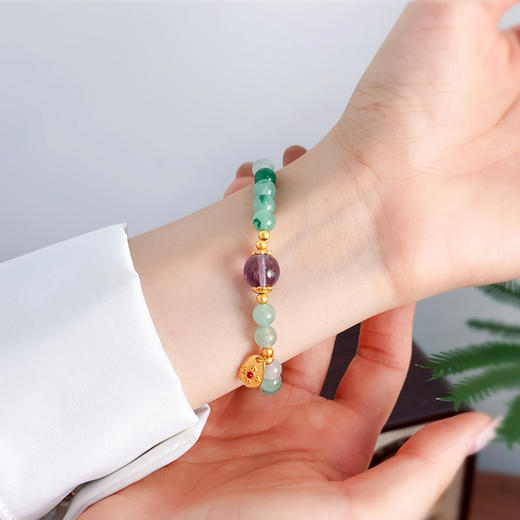 BAOFANDI  新中式非洲翠手链【礼袋+礼盒+保养卡】 商品图7