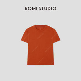 ROMI STUDIO 莱赛尔桑蚕丝混纺轻薄柔顺圆领短袖T恤 RWCAS64834