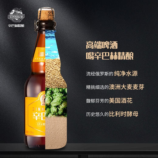 辛巴赫精酿【淡色艾尔】精酿啤酒IPA聚会送礼啤酒5.6度整箱 【6种酒花】 330mL 12瓶 整箱装 商品图5