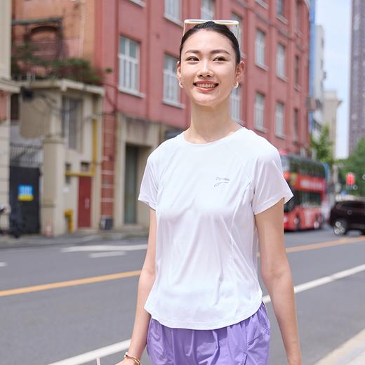 多威六边形短袖女夏季新款速干透气运动服柔软弹力T恤2252005 商品图2