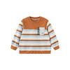 英氏儿童针织衫秋冬长袖男童毛衣撞色条纹针织套头衫男童休闲毛衣 商品缩略图4