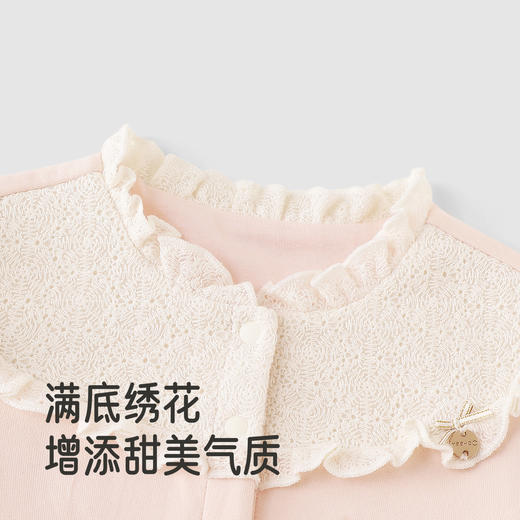 【商场同款】英氏童装女童连体衣秋季新款婴幼儿衣服长袖外出衣服 商品图3