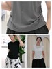 58M922莫代尔棉T两侧褶皱短T 商品缩略图0