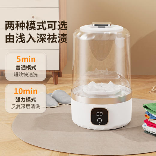 【健康分洗，净护私密肌肤~】新款无线洗衣杯 便携内衣内裤洗衣机 免安装洗袜子机 小型分桶迷你-QQ 商品图1