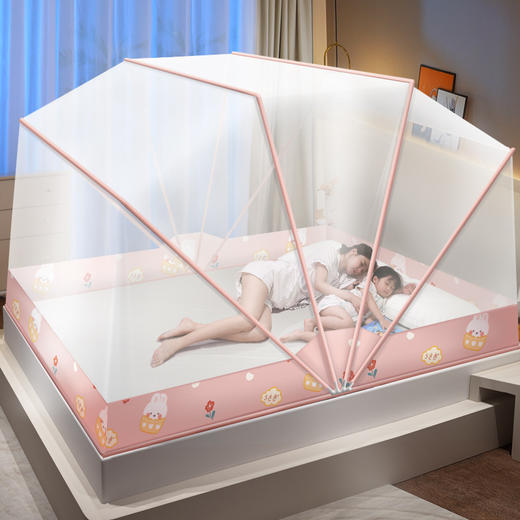 【网红同款折叠蚊帐 】新款宿舍免安装文帐上铺上下铺 商品图2