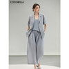COCOBELLA[莱赛尔]松弛感通勤短外套女呼吸感气质西装SC0073 商品缩略图0