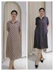 580085 拉链真丝连衣裙 商品缩略图1
