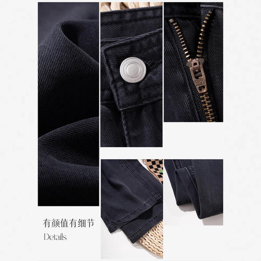 「自」全新升级【铂金会员183/天猫239/差价56】(51909)洛诗琳超薄冰感莱赛尔牛仔裤2025夏季高腰显瘦薄款直筒裤女 商品图3