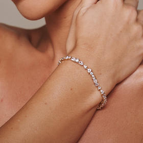 北京仓｜Lili Claspe-Mavis-金色 锆石 手链［美国设计师］