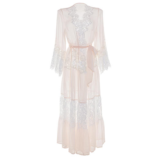 微透礼物送礼度假风乔其真丝长款沙滩睡袍 P250305 商品图6