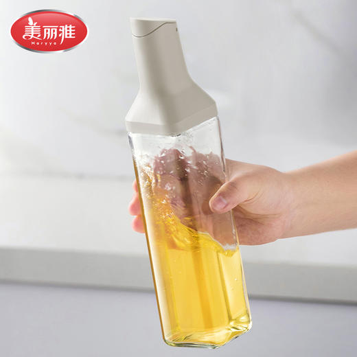 美丽雅油酱醋玻璃瓶调料品油壶精准控量家用调味瓶不挂油防漏保鲜 商品图2