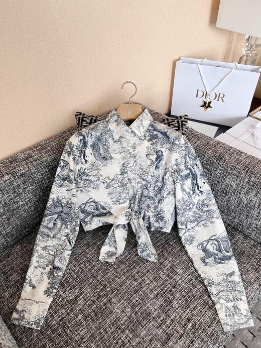 迪奥度假系列森林印花长袖衬衫（TM） 商品图9